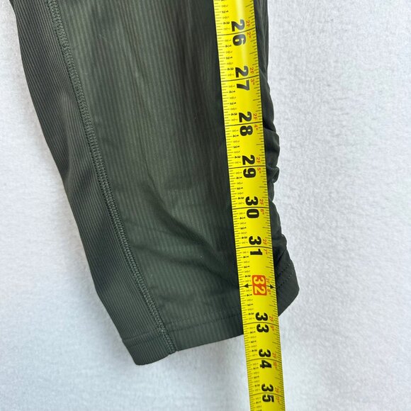 Lululemon Athletica Olive Green Joggers Womens 6 Athleisure Active Gym Running - Picture 5 of 14